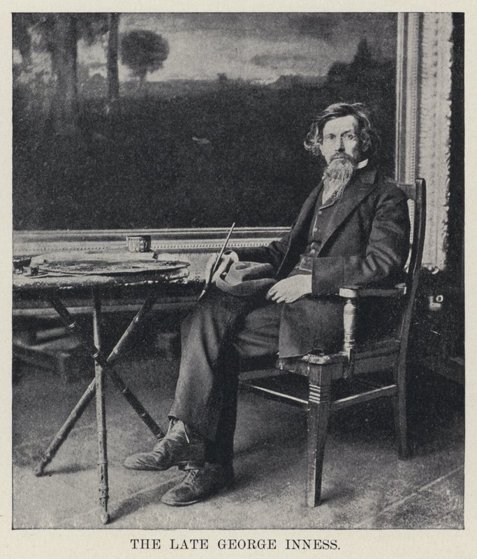 Den bortgångne George Inness (s/v foto) av American Photographer