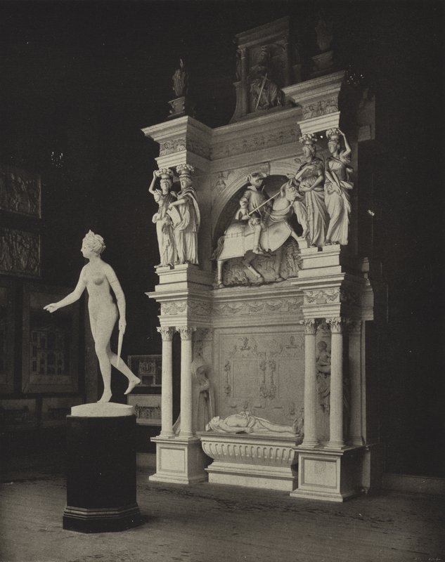 Louis De Brezes grav i katedralen i Rouen av American Photographer