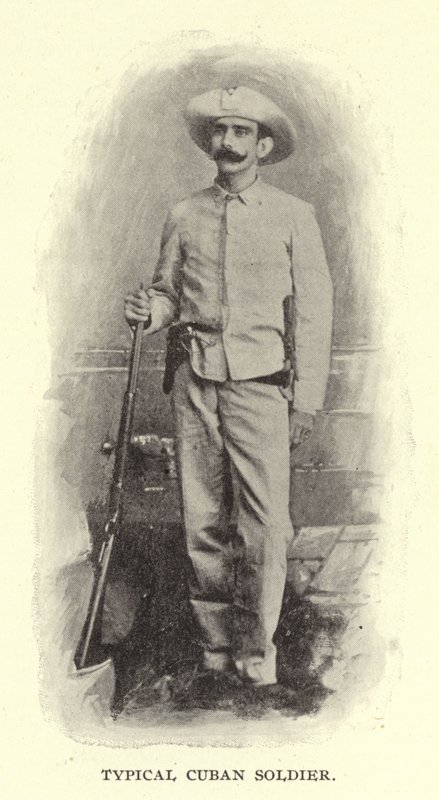 Typisk kubansk soldat av American Photographer