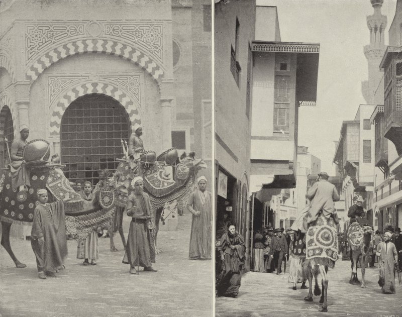 Typiska scener på Cairo Street av American Photographer