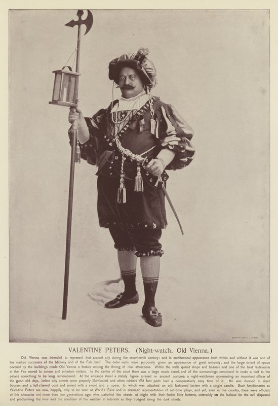 Valentine Peters, Nattvakt, Gamla Wien av American Photographer