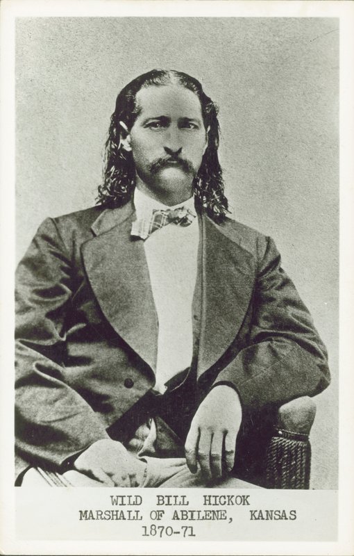 Wild Bill Hickok, revolverman, spelare och lagman i den amerikanska västern (s/v foto) av American Photographer