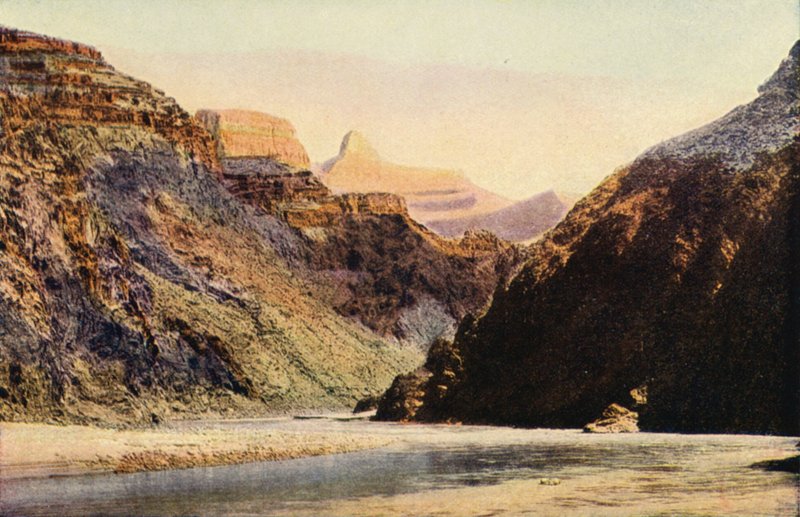 Zoroaster från floden, Grand Canyon Naitonal Park (färgfoto) av American Photographer