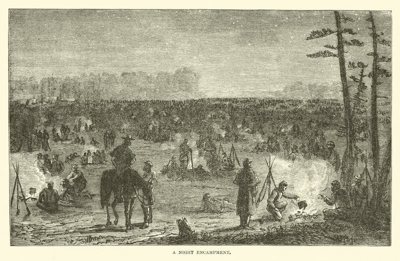 Ett nattläger, december 1862 av American School