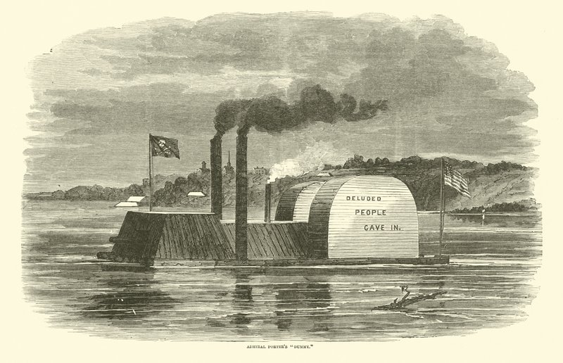 Admiral Porters Dummy, februari 1863 av American School