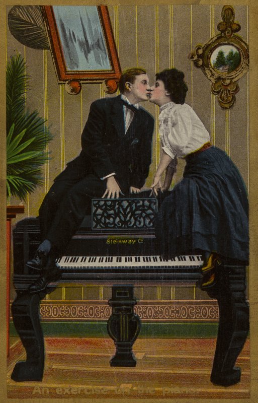 En övning på pianot, eller en kyss på Steinway (foto) av American School