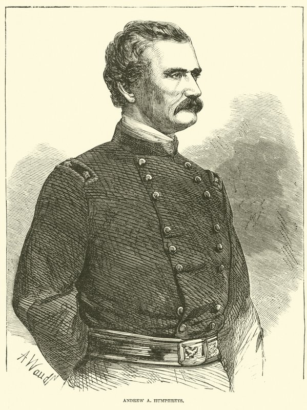 Andrew A Humphreys, augusti 1863 av American School