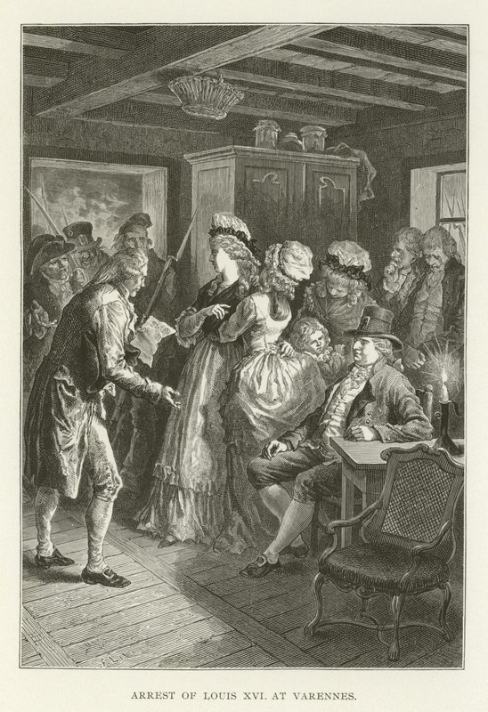 Gripande av Ludvig XVI i Varennes av American School