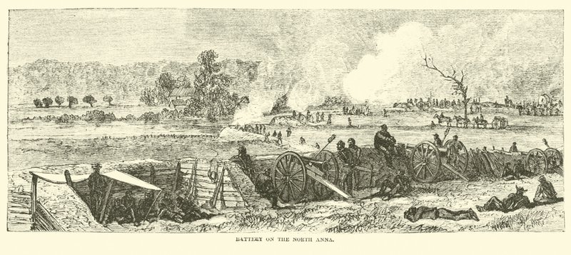 Batteri på Norra Anna, maj 1864 av American School