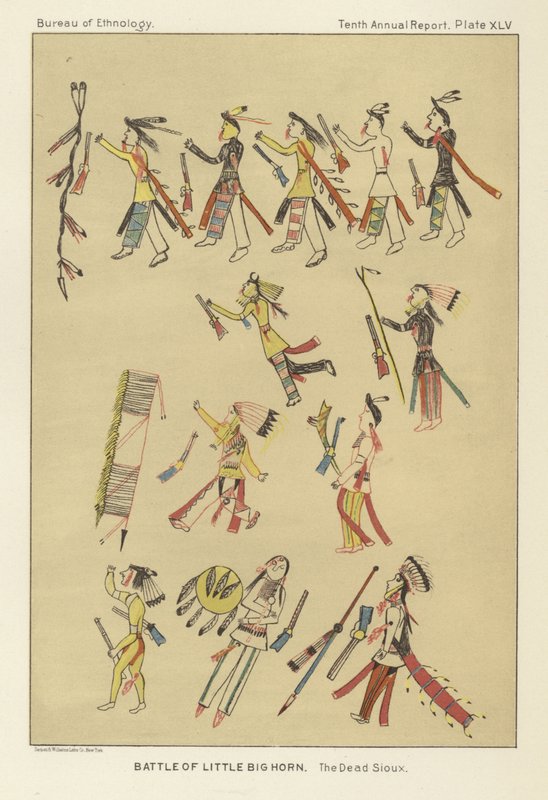 Slaget vid Little Bighorn av American School