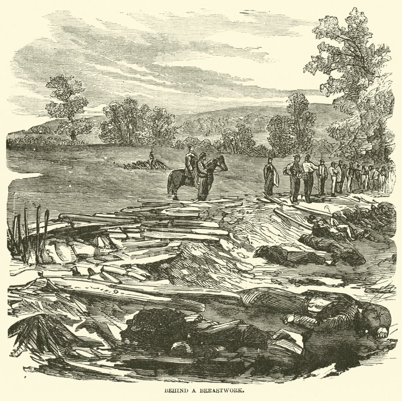 Behind a breastwork, september 1862 av American School