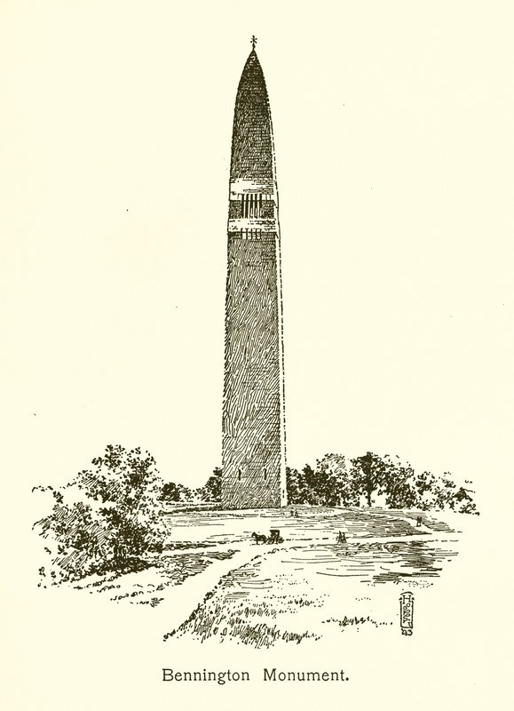 Bennington monument av American School