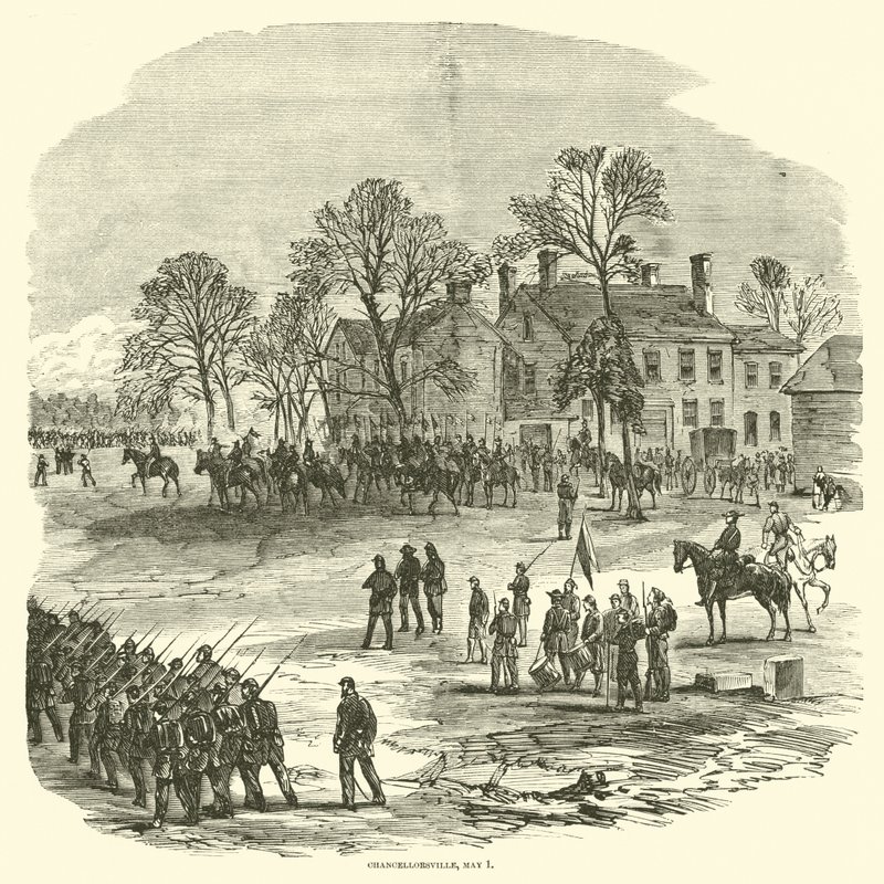 Chancellorsville, 1 maj 1863 av American School