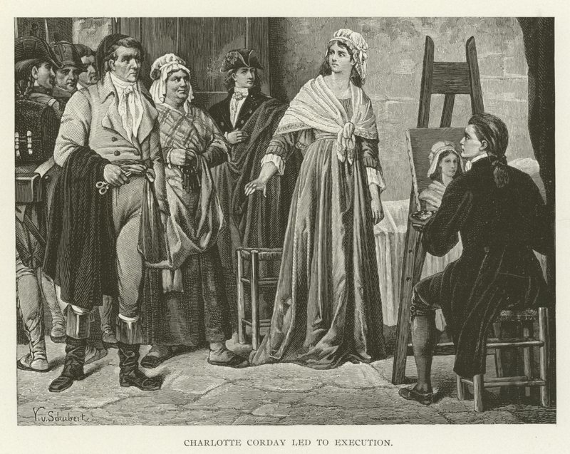 Charlotte Corday ledde till avrättning av American School