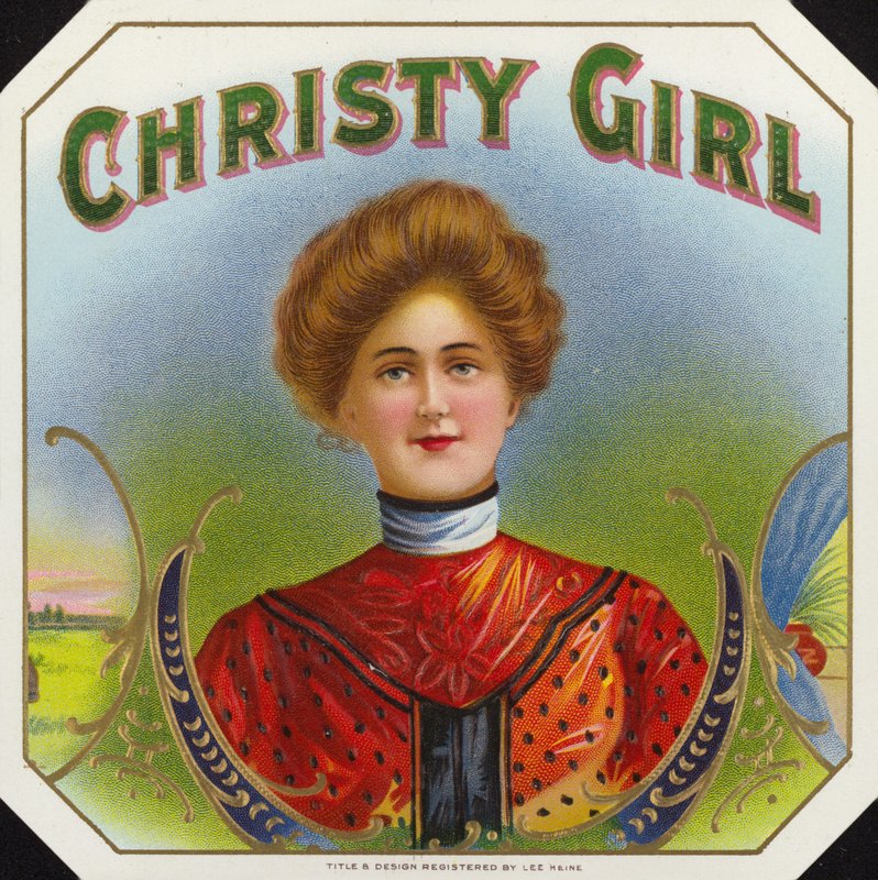 Christy Girl, Cigarretikett av American School