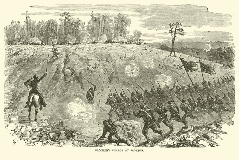 Crockers attackerar vid Jackson, maj 1863 av American School