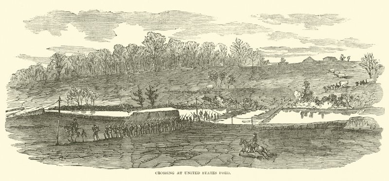 Korsning vid United States Ford, januari-april 1863 av American School