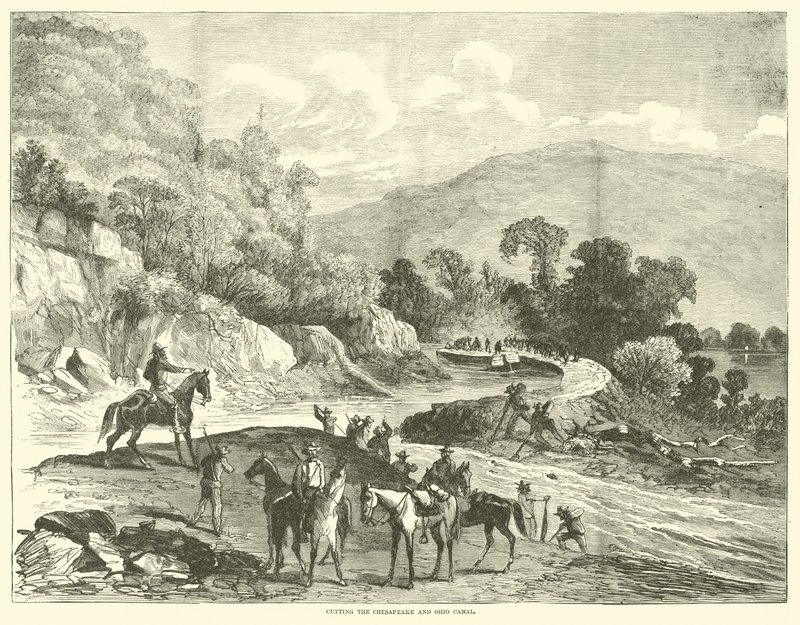 Kapning av Chesapeake och Ohio Canal, juli 1864 av American School