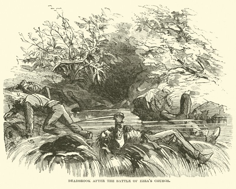 Deadbrook efter slaget vid Ezras Church, augusti 1864 av American School