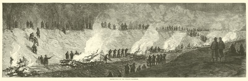 Förstörelse av Weldon Railroad, september 1864 av American School