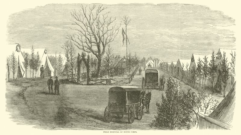 Nionde kårens fältsjukhus, mars 1865 av American School