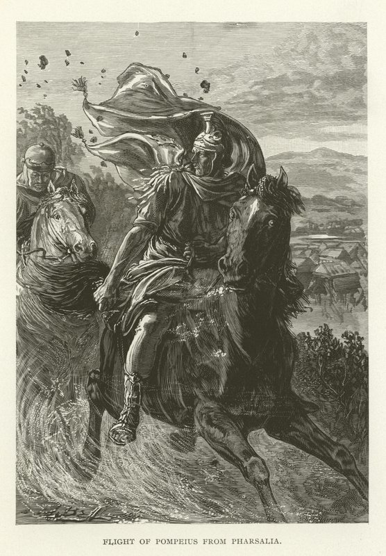 Pompeius flyg från Pharsalia av American School
