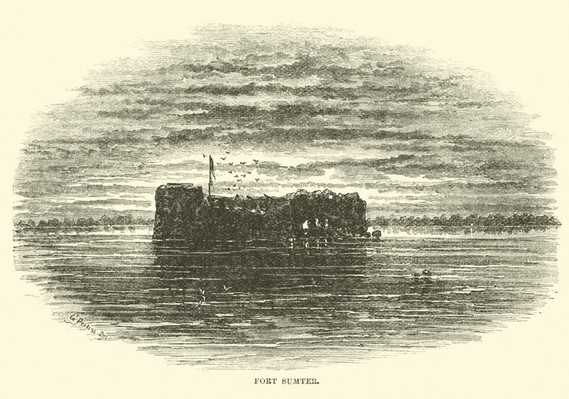 Fort Sumter, maj 1862 av American School