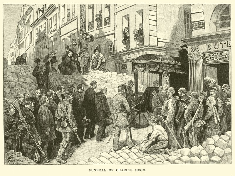 Charles Hugos begravning av American School