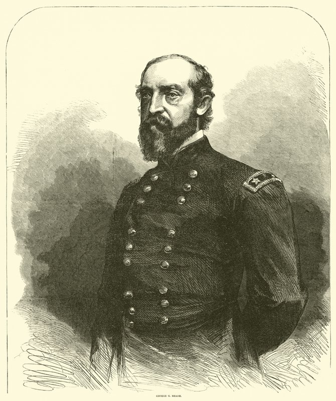 George G Meade, maj 1863 av American School