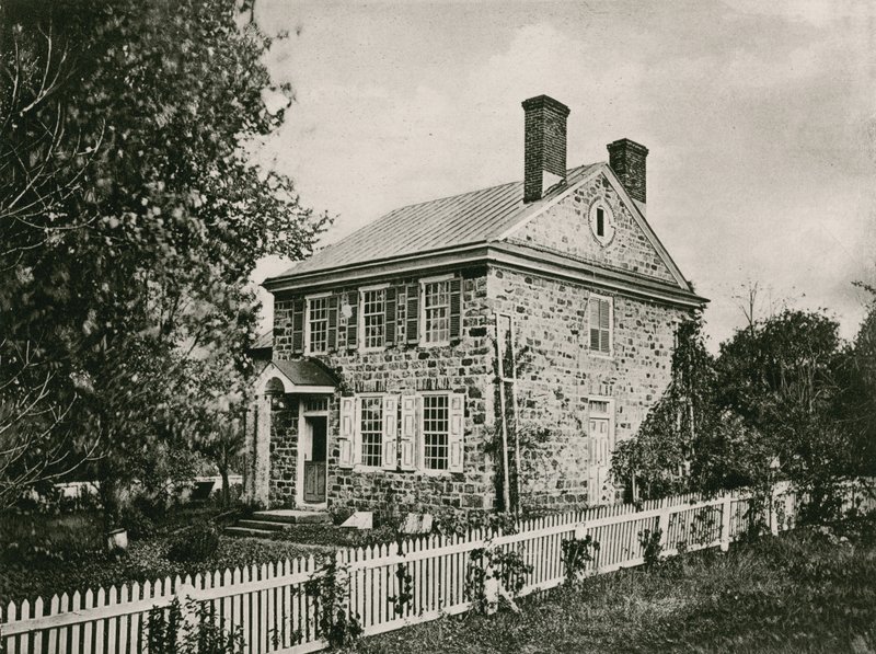 George Washingtons högkvarter, Valley Forge (fotogravyr) av American School