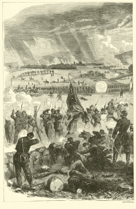 Gettysburg, 3 juli 1863, juli 1863 av American School