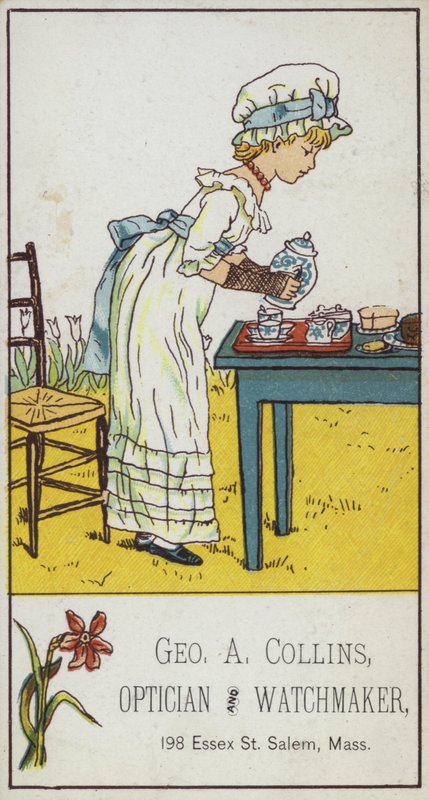 Flicka som häller te av American School