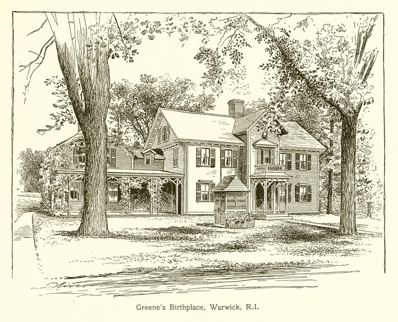 Greenes födelseplats, Warwick, R.I av American School