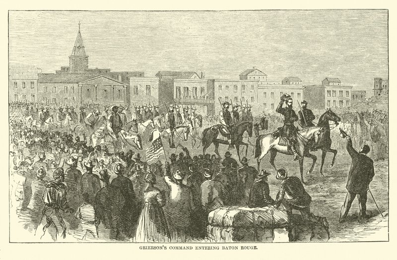 Griersons kommando att gå in i Baton Rouge, april 1863 av American School