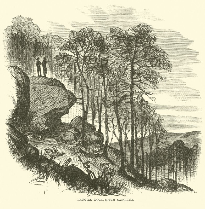 Hanging Rock, South Carolina, februari 1865 av American School