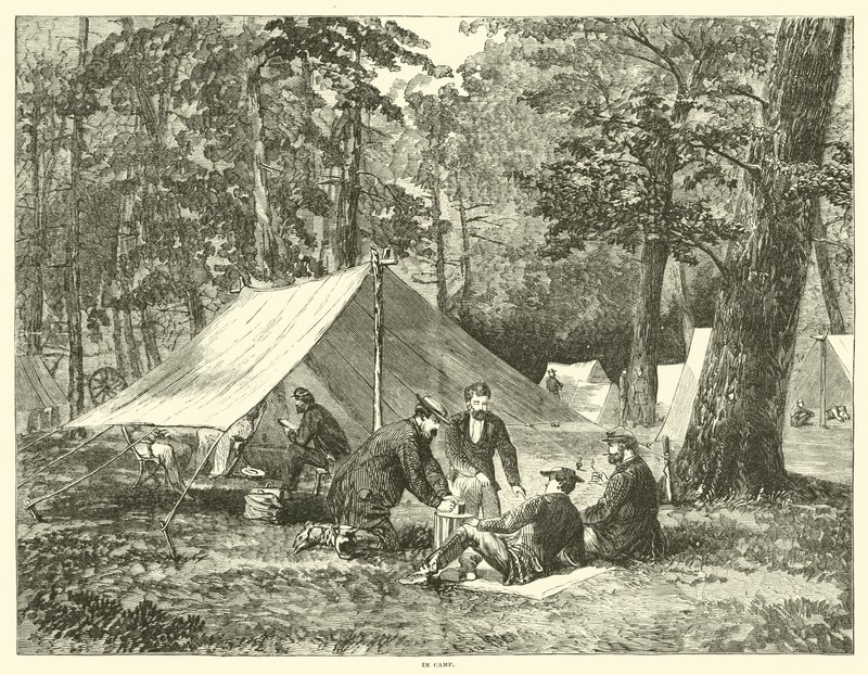 I lägret, juli 1863 av American School