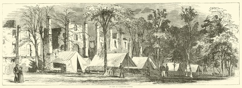 I lägret i Warrenton Springs, oktober 1863 av American School