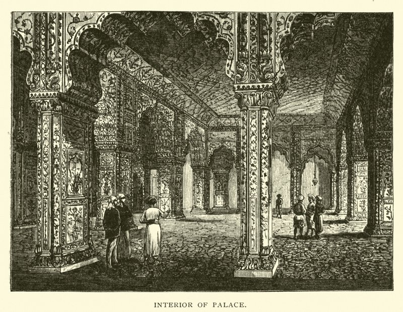 Interiör av Palace av American School
