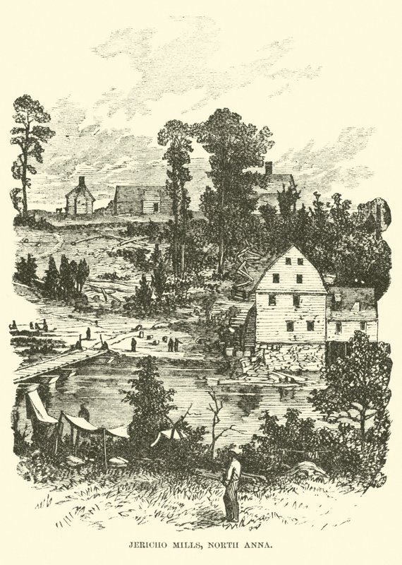 Jericho Mills, North Anna, maj 1864 av American School