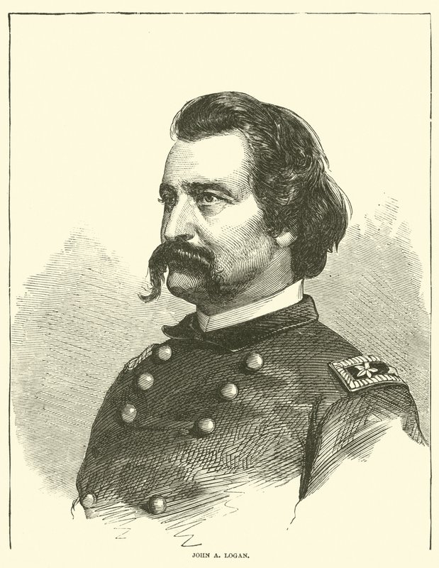 John A Logan, maj 1863 av American School