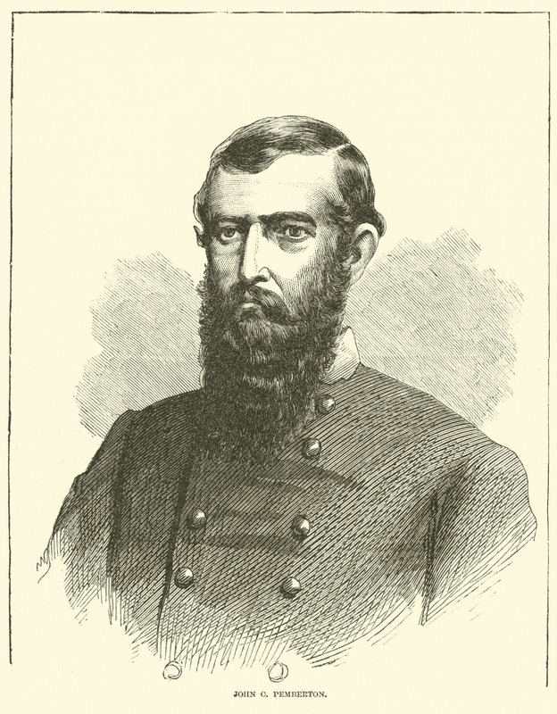 John C Pemberton, maj 1863 av American School