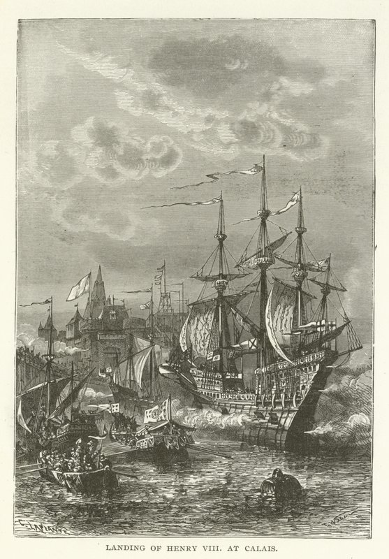 Landstigning av Henrik VIII i Calais av American School