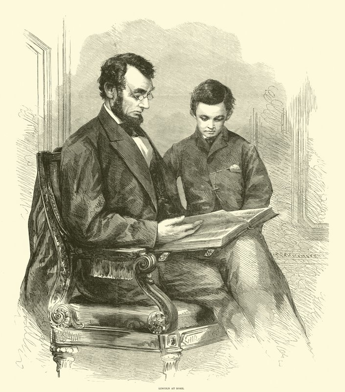 Lincoln hemma, april 1865 av American School