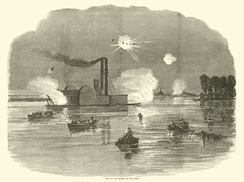 Förlusten av drottningen av väst, februari 1863 av American School