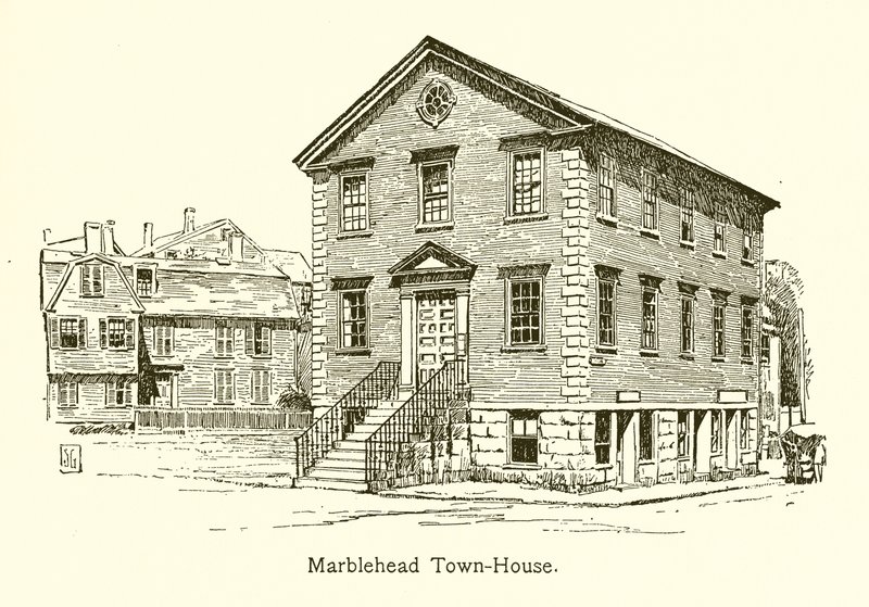 Marblehead Town-House (gravyr) av American School