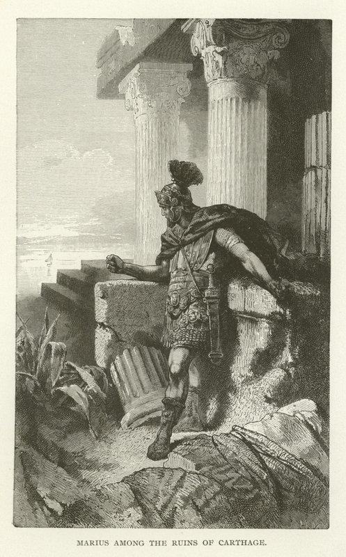 Marius bland ruinerna av Kartago av American School