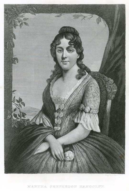 Martha Jefferson Randolph (gravyr) av American School