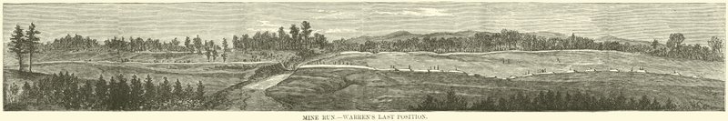 Mine Run, Warrens sista position, november 1863 av American School