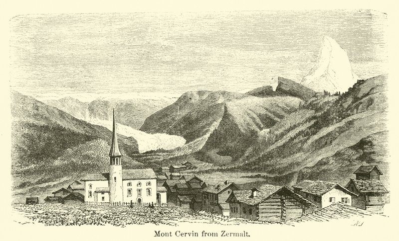Mont Cervin från Zermalt av American School