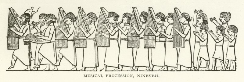 Musikalisk procession, Nineve av American School